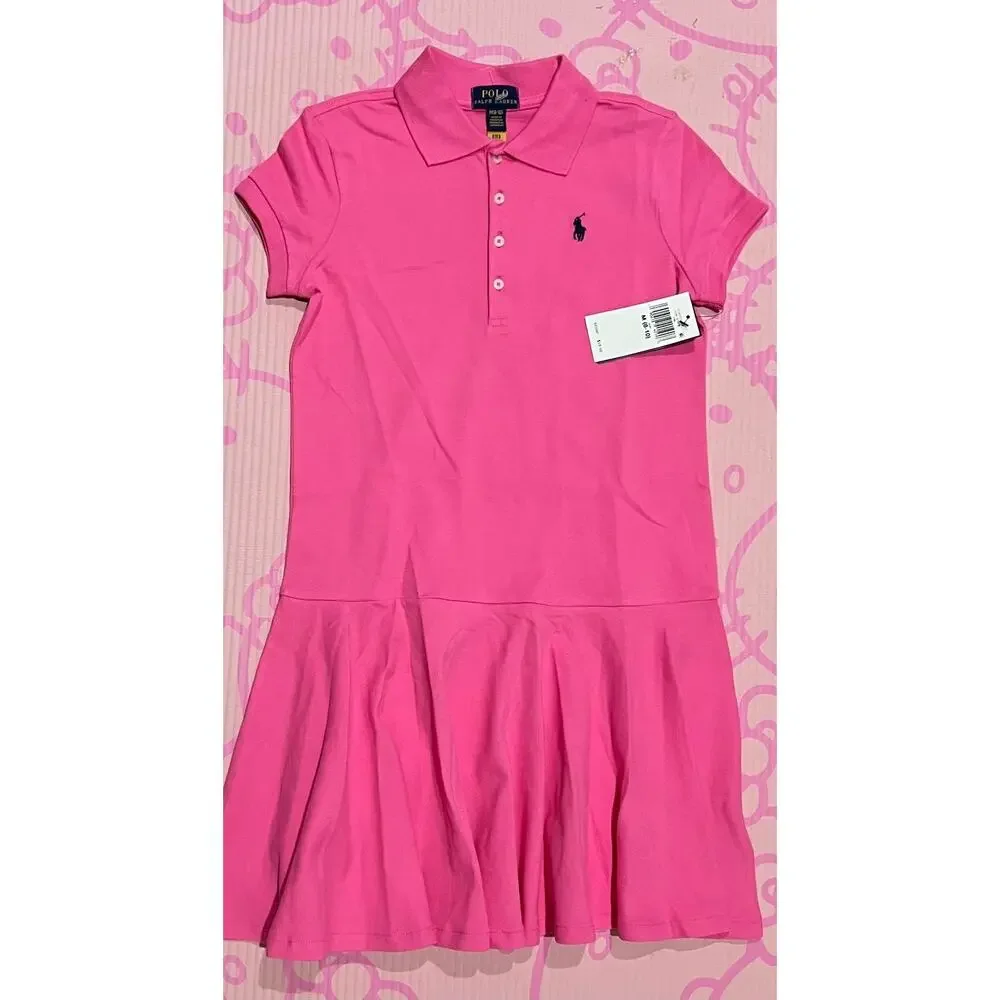 NWT❤️Polo Ralph Lauren Girls Cotton dress szM